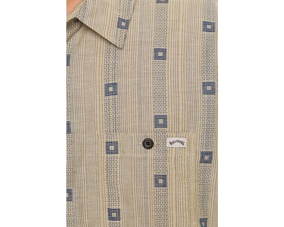 Billabong рубашка с коротким рукавом Sundays Jacquard