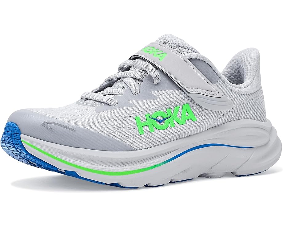 Детские кроссовки Hoka Kids Clifton 10 с амортизацией и застежкой на липучке