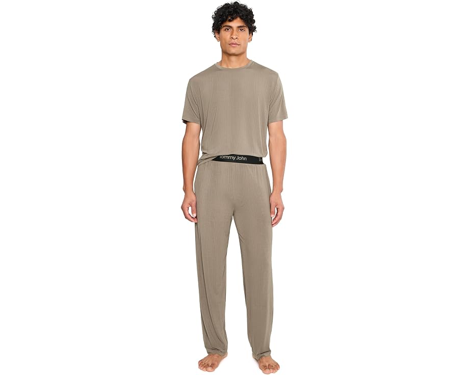 Tommy John пижамные брюки Second Skin Luxe Rib с карманами