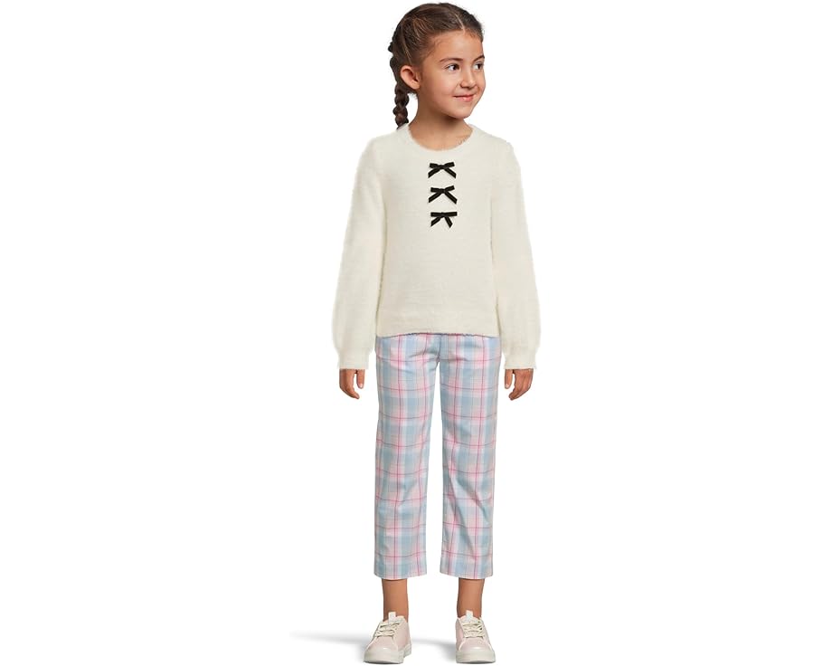 Детский свитер Janie and Jack Fuzzy Mini Bow с бантом и длинными рукавами