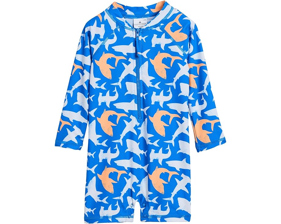 Snapper Rock Kids Комбинезон Shark Squad с длинным рукавом и защитой UPF50+