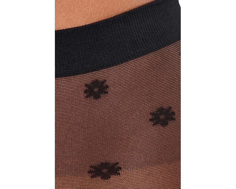 Колготки Wolford Daisy Knit с миниатюрным цветочным мотивом и матовой отделкой