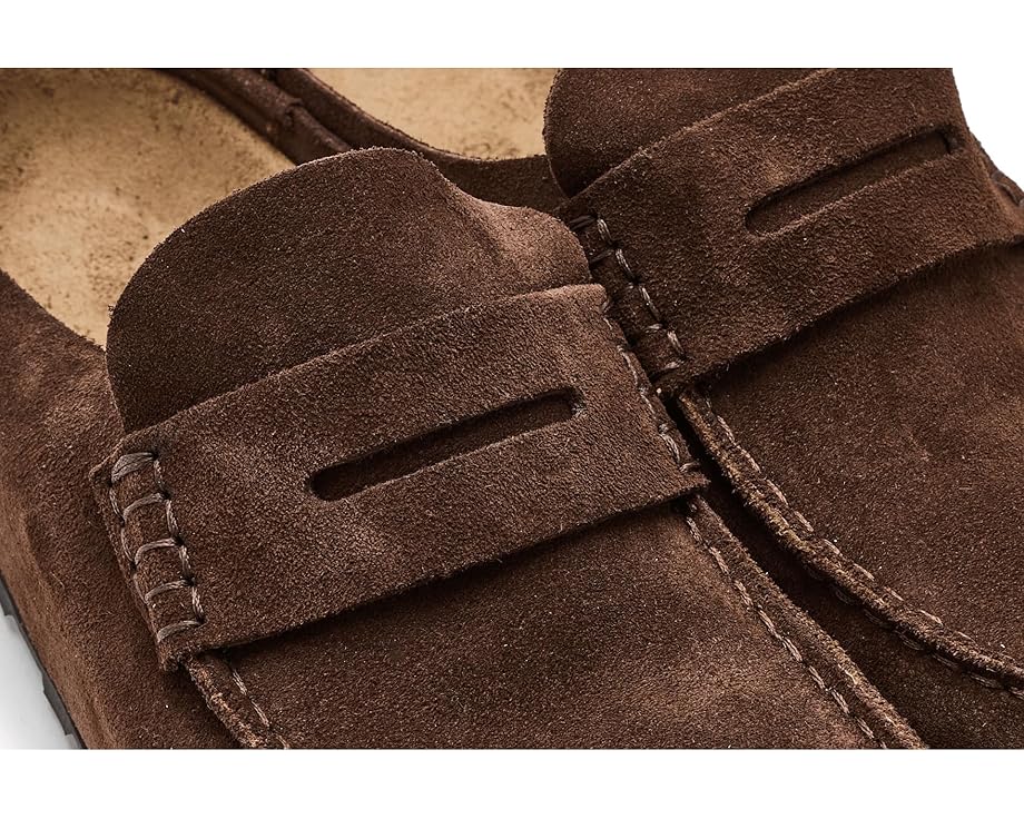 Клоги Birkenstock Naples из замши с пробковой стелькой