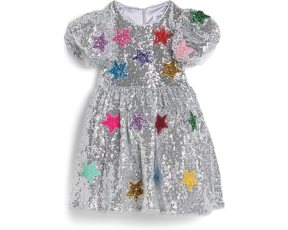 Платье Lola and The Boys Sparkle Rainbow Star с пайетками и звездами