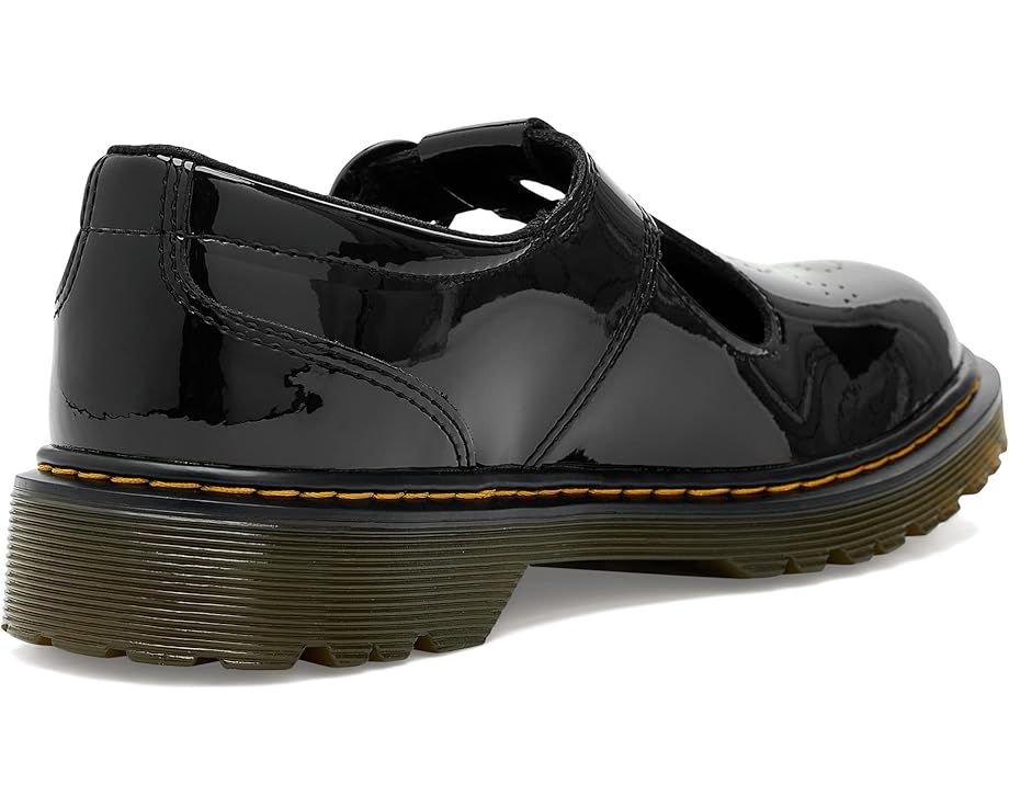 Туфли T-bar Dr. Martens Polley II Y для детей с перфорацией