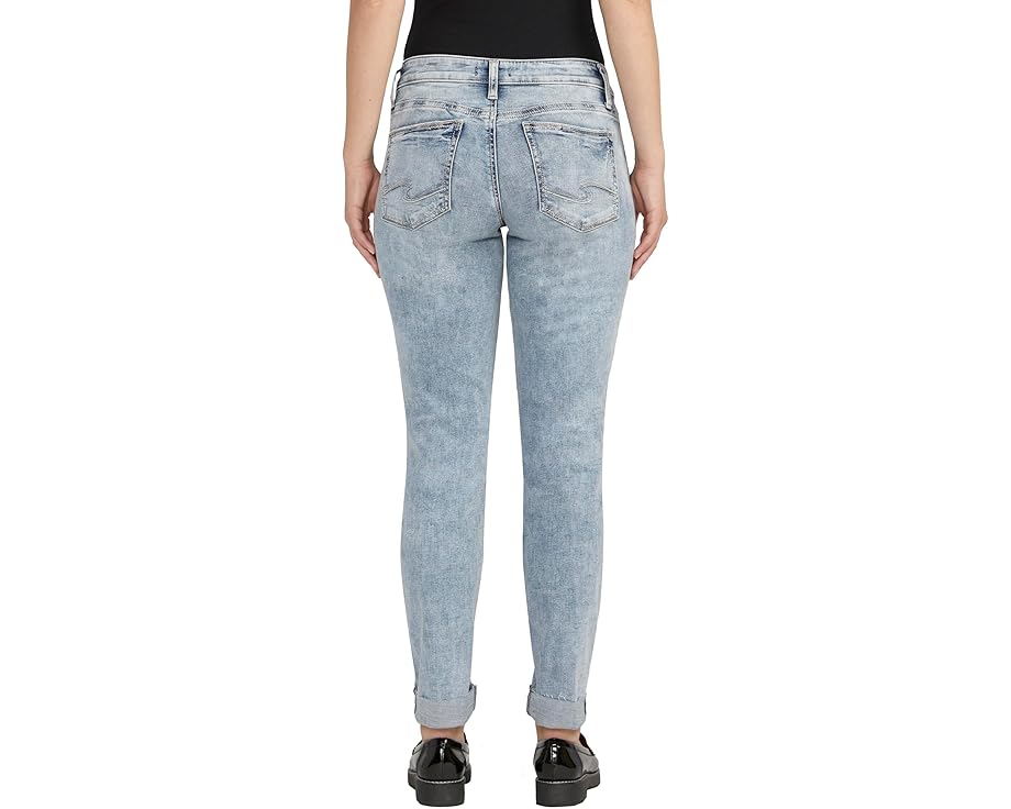 Джинсы Silver Jeans Co. Boyfriend с зауженными штанинами и средней посадкой