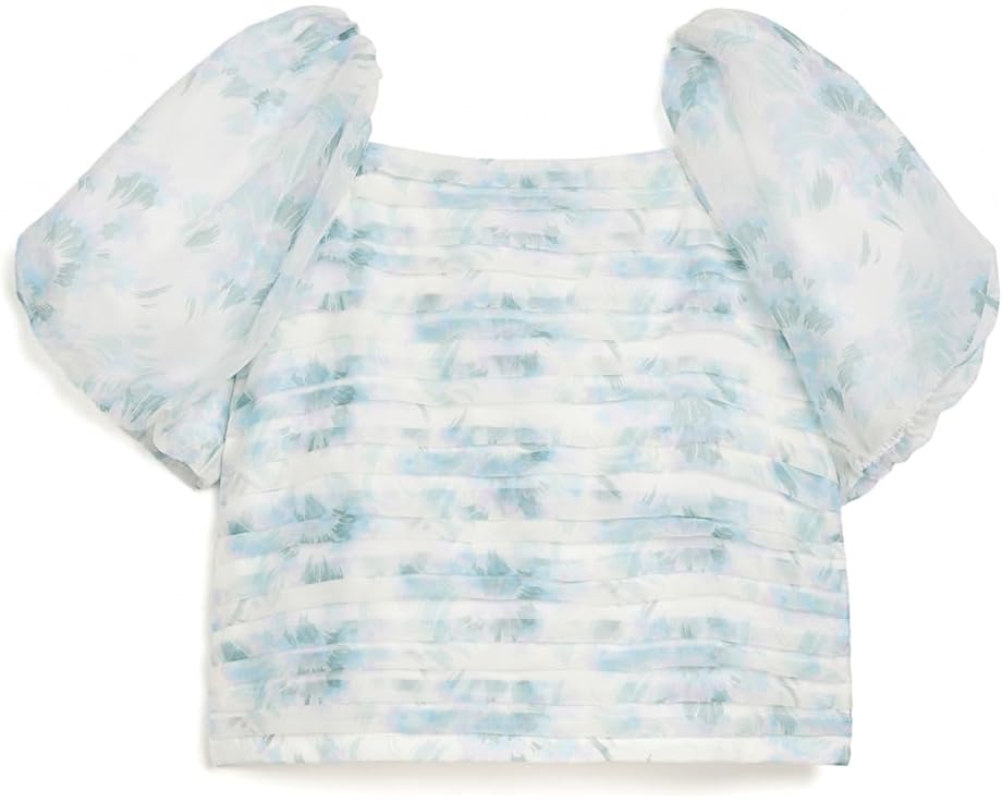 Топ Emerson Organza Puff Sleeve Top для детей от abercrombie kids
