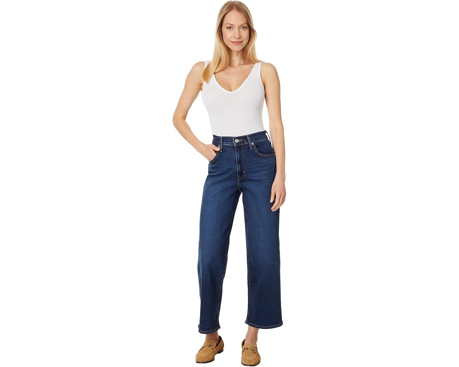 Джинсы Levi's Premium High-Rise Wide Leg свободные с высокой посадкой