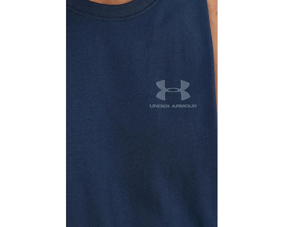 Under Armour майка без рукавов Logo Cutoff с круглым вырезом и длинным подолом