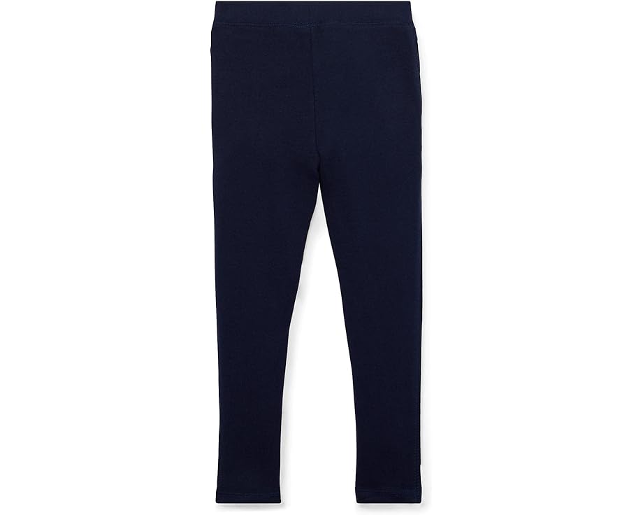 Леггинсы Polo Ralph Lauren Kids из френч терри для младших детей с бантом на поясе
