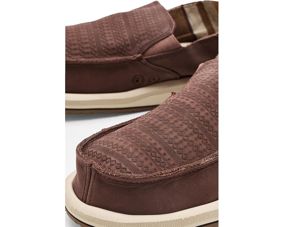 Лоферы Sanuk Donny Novelty Leather с кожаным верхом