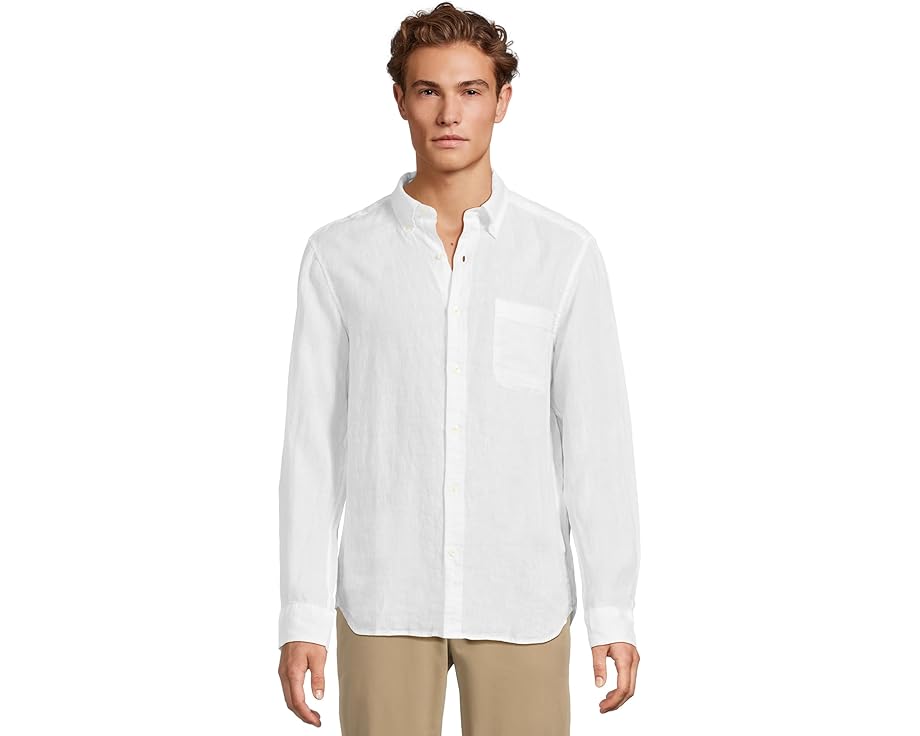 Рубашка Surfside из натурального льна Vineyard Vines с отложным воротником