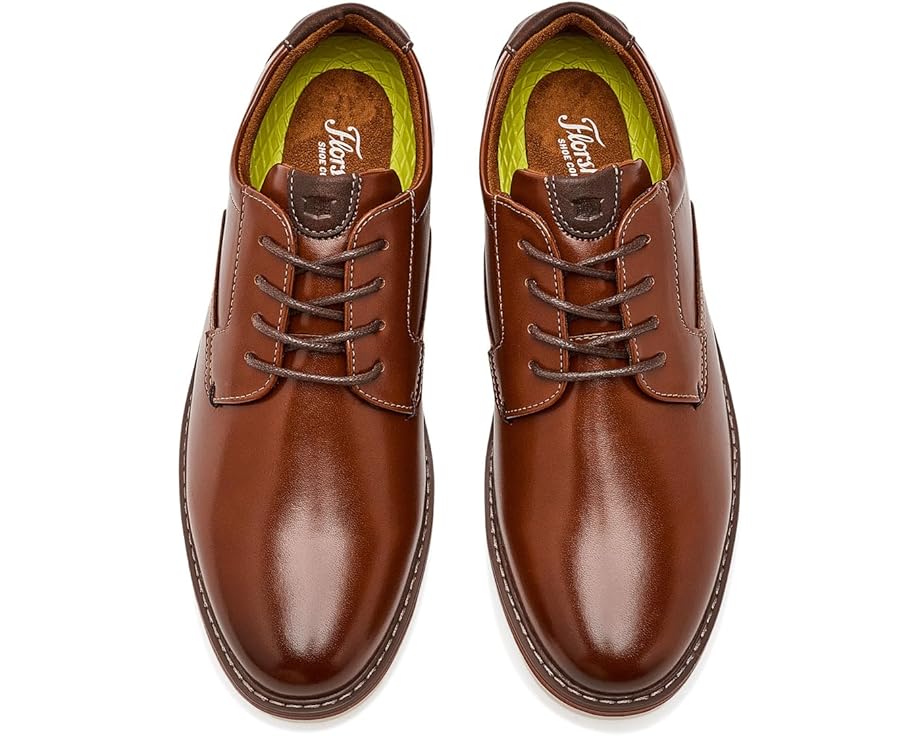 Туфли оксфорды Florsheim Kids Norwalk Plain Toe для детей на резиновой подошве