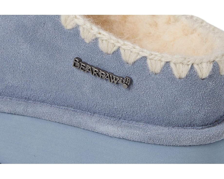 Домашние тапочки Bearpaw Crochet Martis с вязаным декором и съемной стелькой