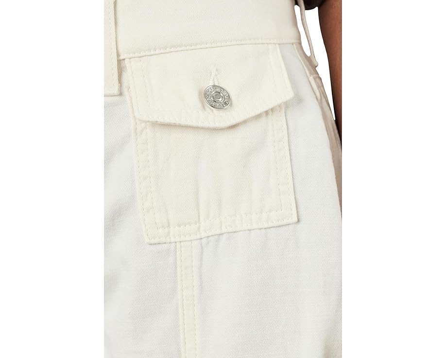 7 For All Mankind джинсы Lotta Ankle in Linen Ostuni с высокой посадкой