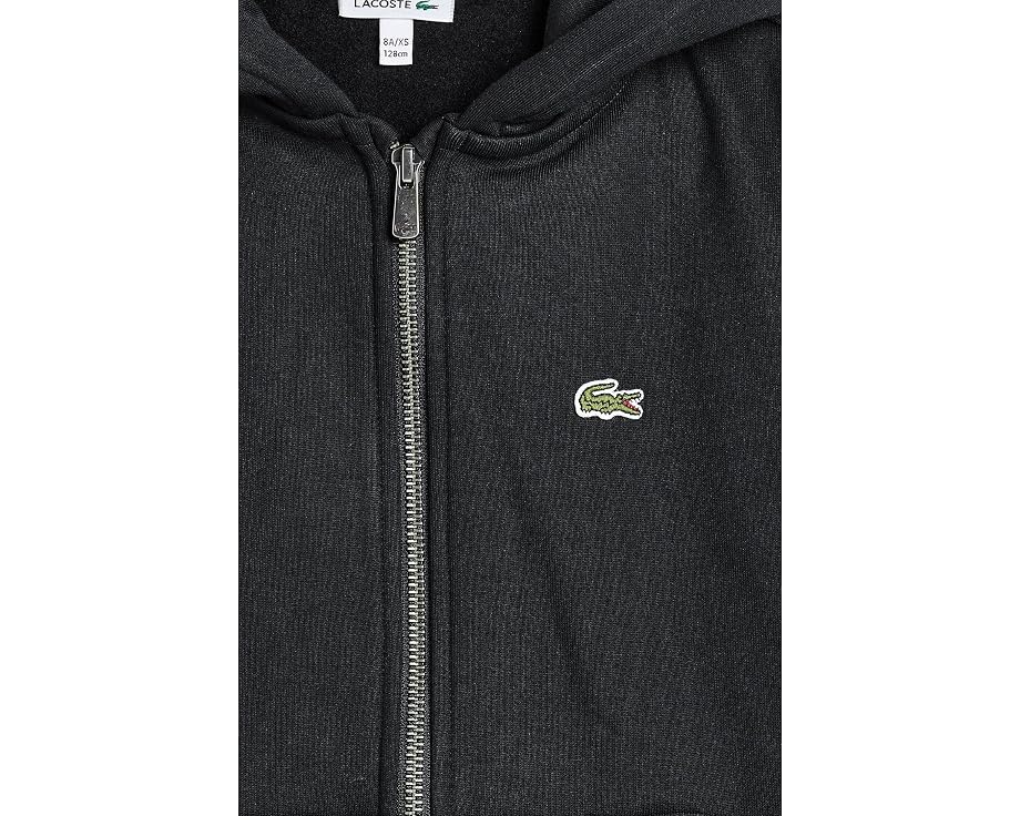 Lacoste худи с полной застежкой-молнией для детей