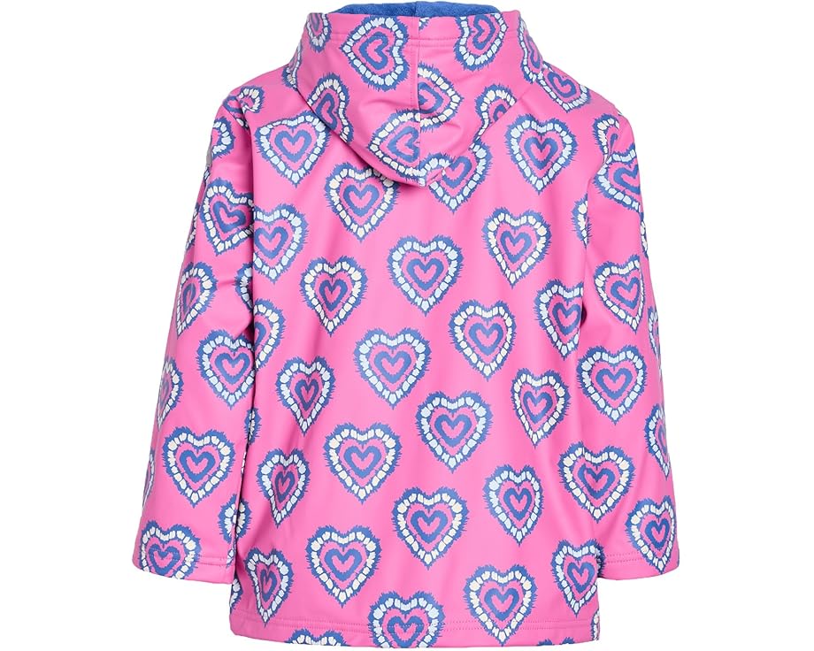 Дождевик Hatley Heart Burst с эффектом смены цвета на молнии