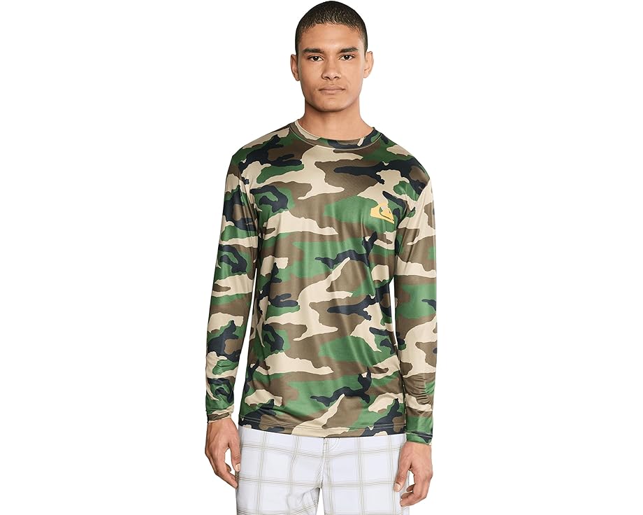 Quiksilver Everyday футболка с длинным рукавом для серфинга Камуфляж