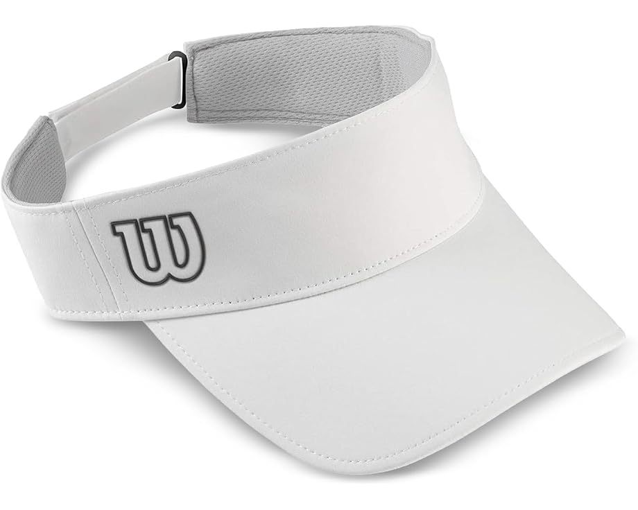 Белое козырек Ultralight Visor от Wilson для бега и тенниса
