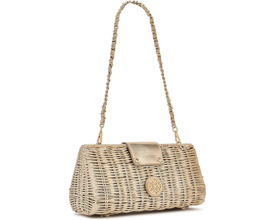 Клатч-кроссбоди Lilly Pulitzer Leena Wicker золотистый