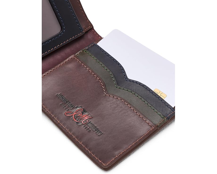 Кошелек Johnston & Murphy 175th Anniversary Colorblocked Billfold