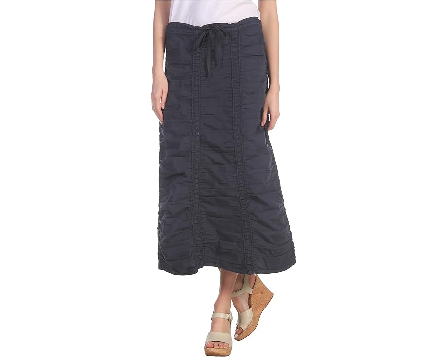 Юбка XCVI Stretch Poplin с двойными сборчатыми панелями и завязкой на талии