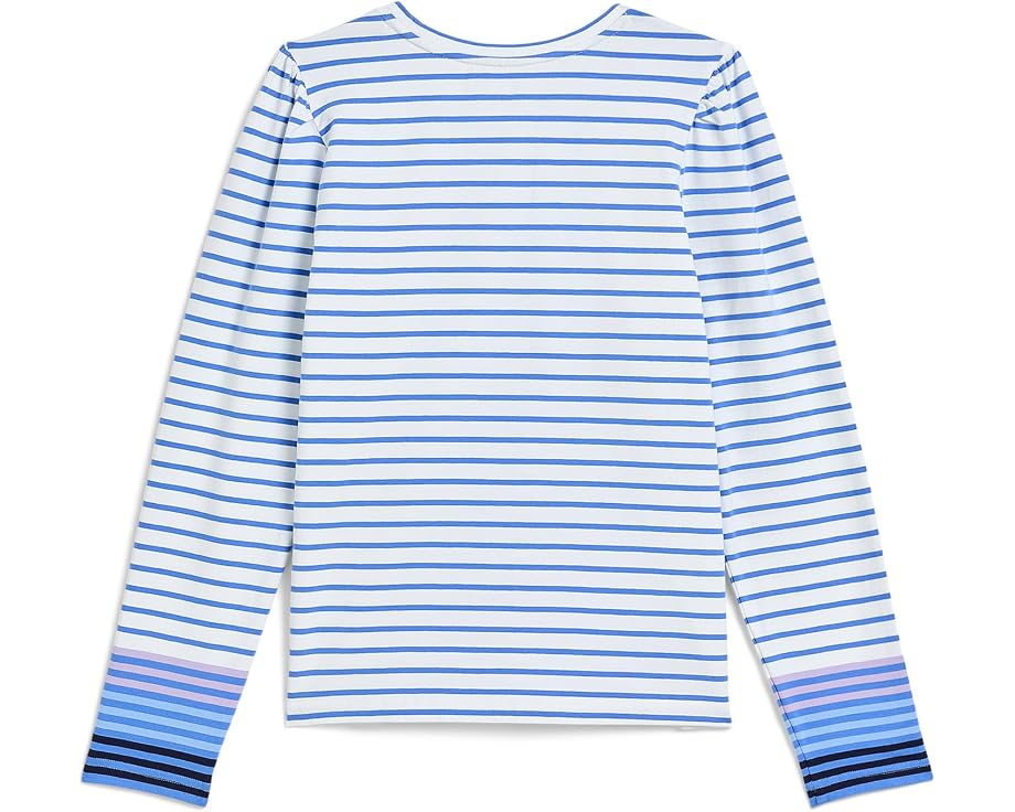 Футболка Vineyard Vines с рукавом-фонарик и полосками Puff Sleeve Jersey Tee