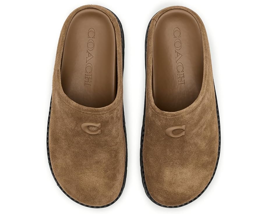 COACH сабо Suede Sport Clogs из замши