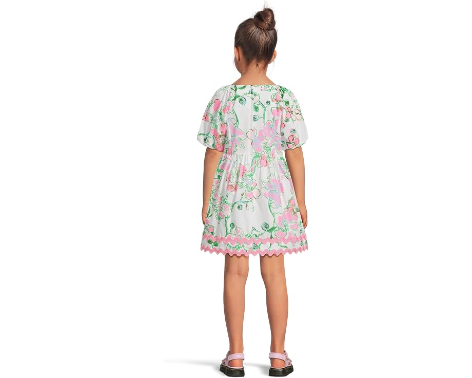 Lilly Pulitzer Mini Knoxlie платье для девочек с цветочным принтом