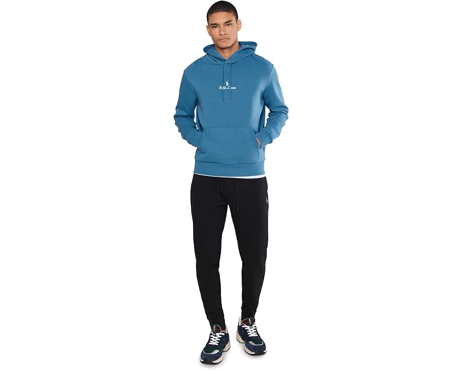 Толстовка Polo Ralph Lauren Logo Double-Knit Hoodie с логотипами и молнией