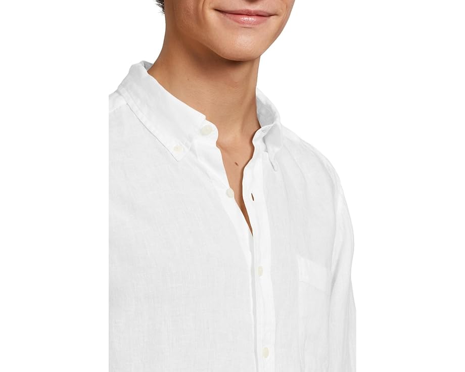 Рубашка Surfside из натурального льна Vineyard Vines с отложным воротником