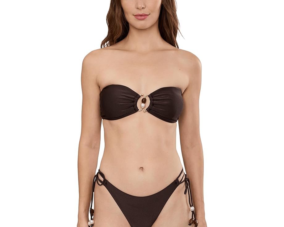 Топ бандо Seafolly Palermo с кольцом спереди