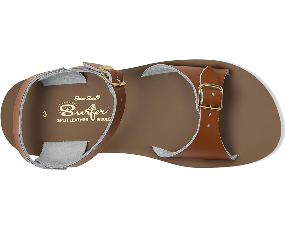 Детские сандалии Salt Water Sandal Sun-San Surfer с водостойкой кожей и латунными пряжками