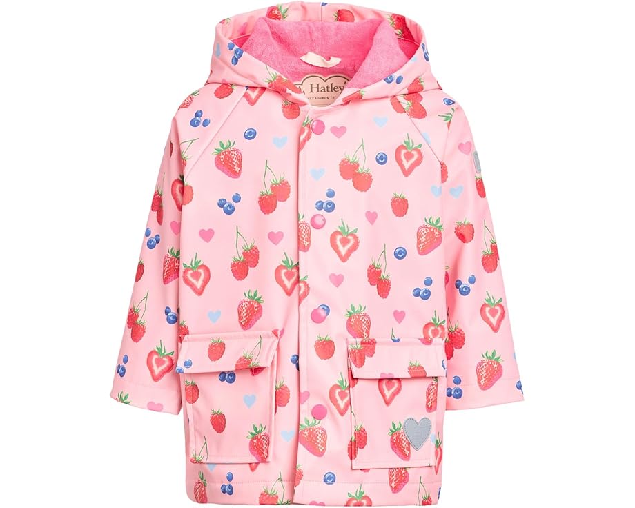 Непромокаемый плащ Hatley Kids Summer Berries на кнопках