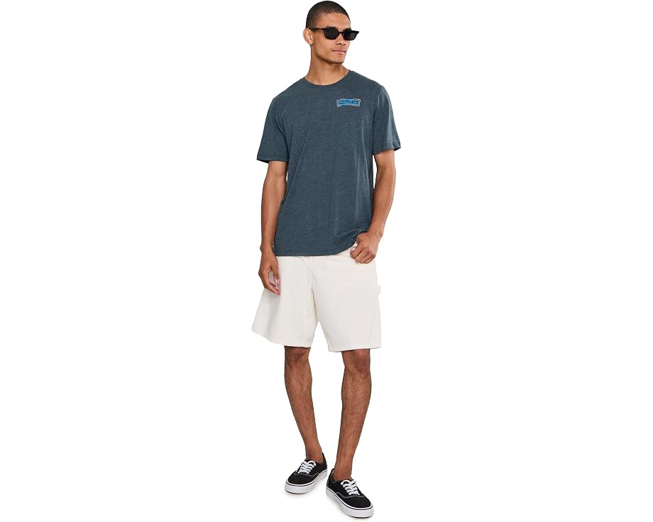 Hurley Journey Slub Short Sleeve футболка с круглым вырезом из смесового хлопка