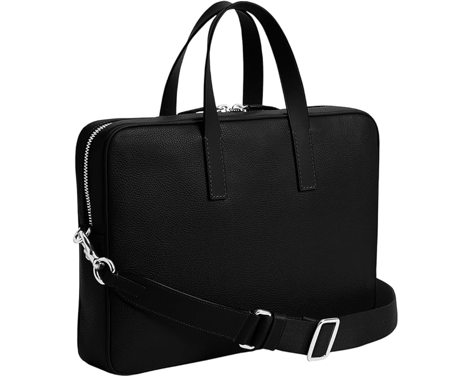 Портфель COACH Carlyle Brief Bag из полированной кожи с отделением для ноутбука