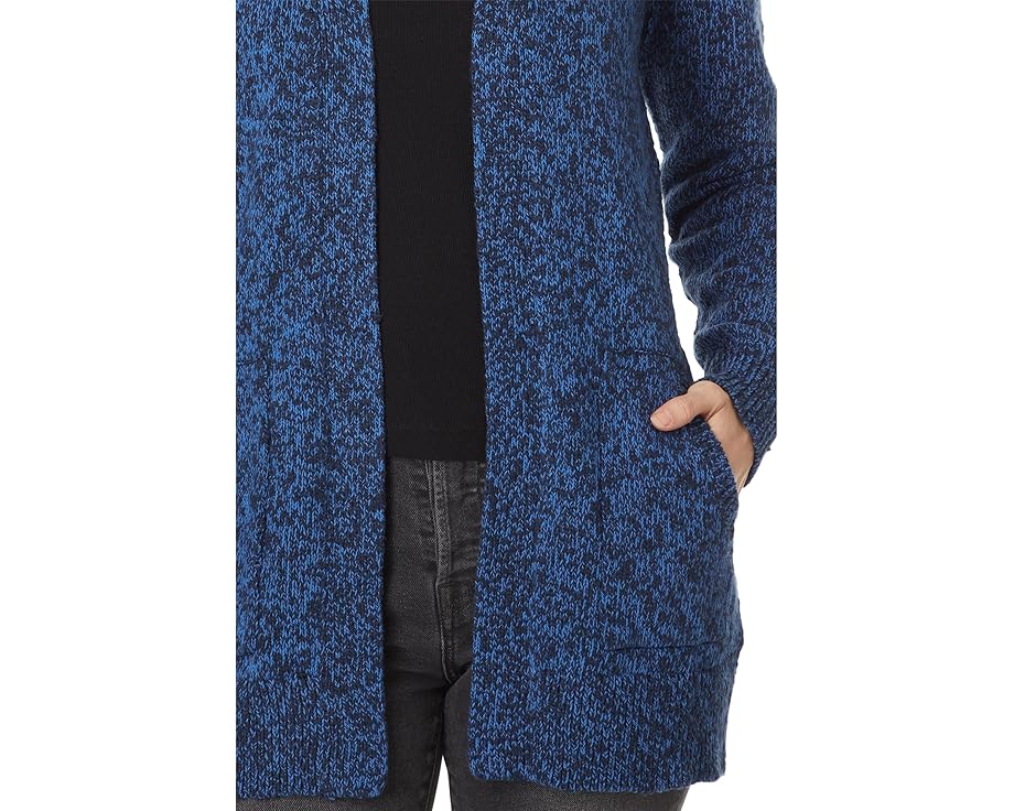 Кардиган L.L.Bean Cotton Ragg Sweaters Open Cardigan длинного кроя с ребристыми манжетами