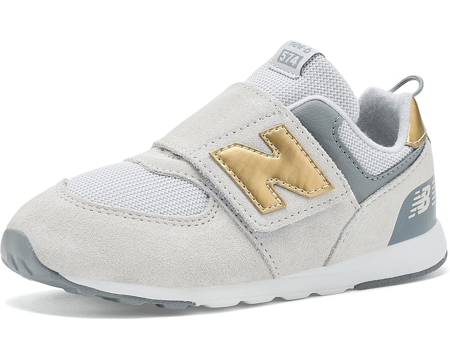 New Balance Kids 574 Bungee Lace первые кроссовки с липучкой