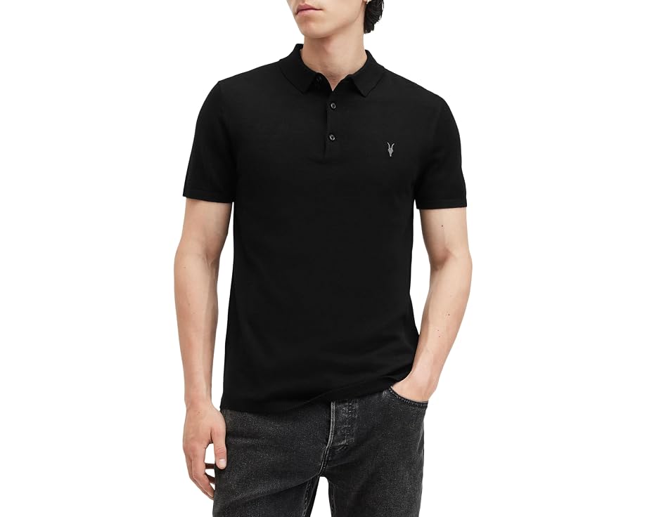 Поло AllSaints Mode Merino из шерсти мериноса