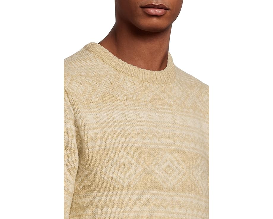 Классический свитер L.L.Bean из рагг-вул с круглой горловиной и узором Fair Isle