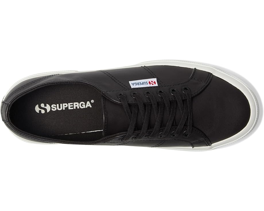 Кроссовки Superga 2750 Nappa из натуральной кожи с круглым носком