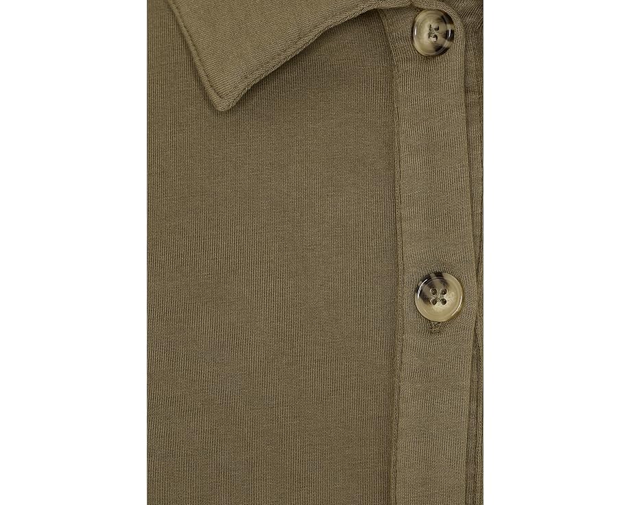 Mod-o-doc рубашка-куртка Long Sleeve Long Shacket женская
