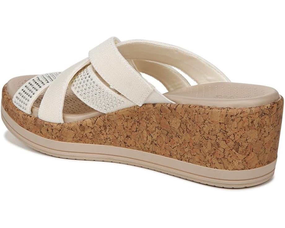 Bzees Сандалии Reign Wedge с пробковым клином и поддержкой свода стопы