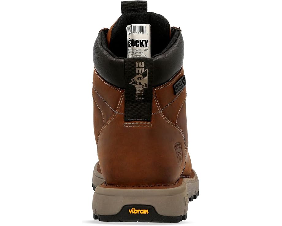 Rocky Legacy 32 рабочая обувь с композитным носком и защитой от воды коричневая