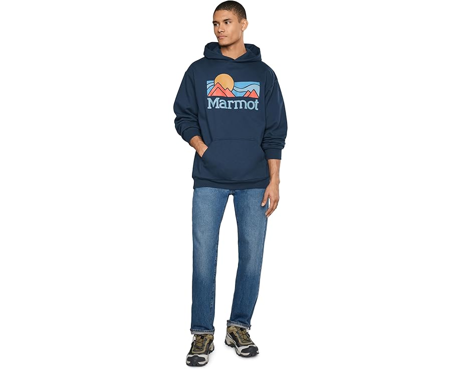 Толстовка Marmot Coastal с капюшоном и карманом кенгуру