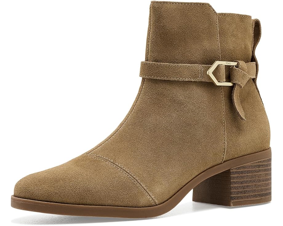 Ботинки TOMS Delilah Buckle на устойчивом каблуке