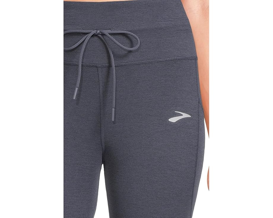 Леггинсы Brooks Luxe Tight с ультрамягкой тканью и двумя карманами на бедре