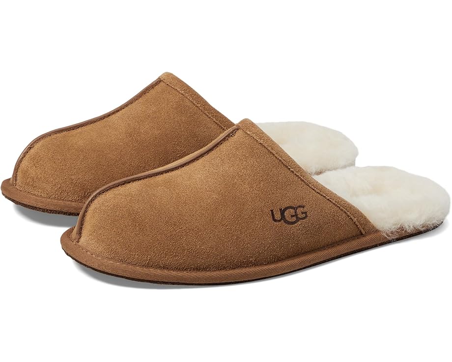 Тапочки UGG Scuff из овчины с подошвой из замши и подкладкой UGGpure