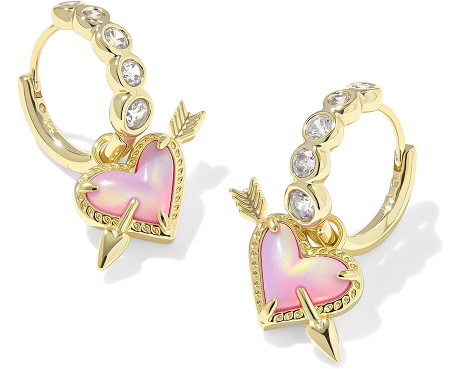 Серьги-конго Kendra Scott Ari Heart Arrow с кубическим цирконием