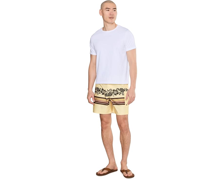 Плавки RVCA Exotica Trunk 17 с принтом